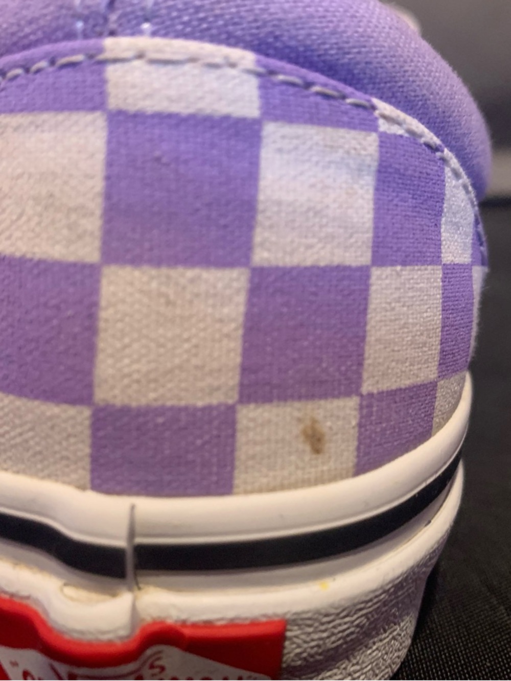 Vans Unisex Checkerboard ‘Violet Tulip’ Authentic Canvas Sneakers - Picture 6 of 14